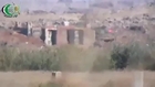 FSA blow up a syrian army tank location unknown