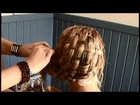 Beautiful basket braid updo - for prom, weddings and other events :) by Braidelybraid/Afrikasara