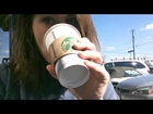 Hot Girls First Time Outside At Starbucks! (Day 760)