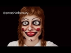 The Conjuring Annabelle Doll Halloween makeup tutorial 2013 (doll puppet makeup)