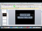 How to convert Word documents into Powerpoint slides (Microsoft 2007, Mac 2011)
