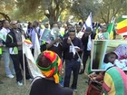 Tel Aviv: Ethiopians protest at American Embassy against Saudi Regime