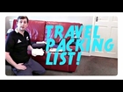 Travel Packing List - What to take backpacking for an around the world trip!