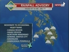 BT: Weather update as of 12:00 p.m. (Jan. 11, 2013)
