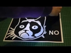 Show your love for Grumpy Cat by making this cool DIY t-shirt