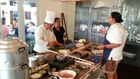 Argentinian Chef Angeles Novillo cooking 10 vietnameses dishes at Vietnam Cookery Center